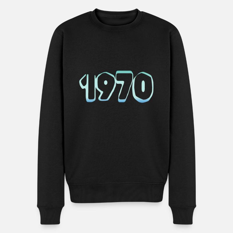 Eisberg 1970 - Männer Premium Bio Pullover - Schwarz