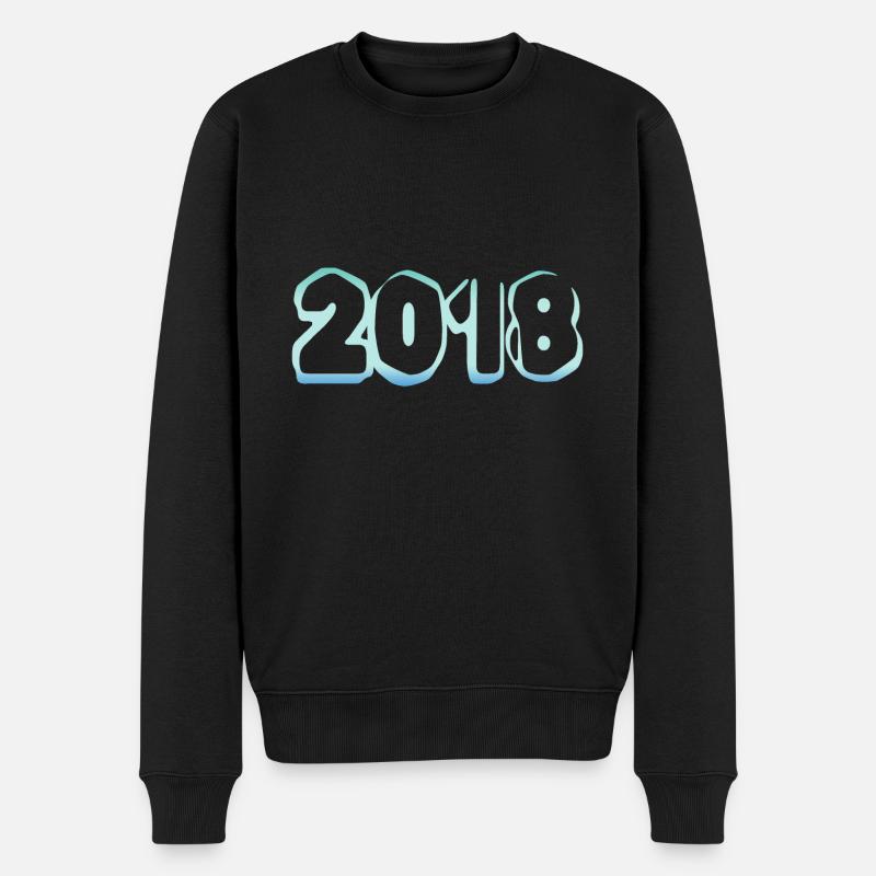 Eisberg 2018 - Männer Premium Bio Pullover - Schwarz