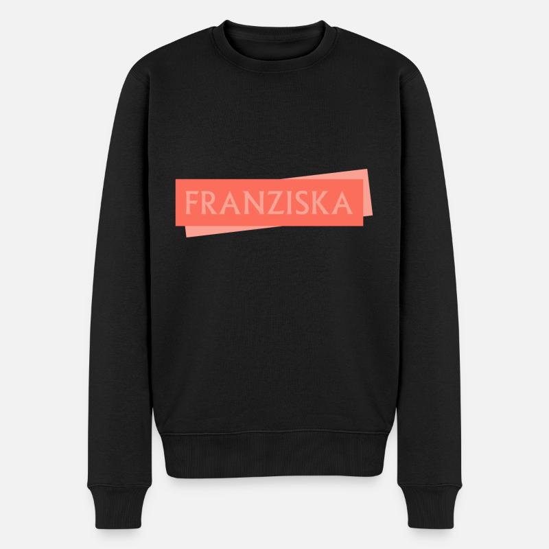 Schild Franziska - Männer Premium Bio Pullover - Schwarz