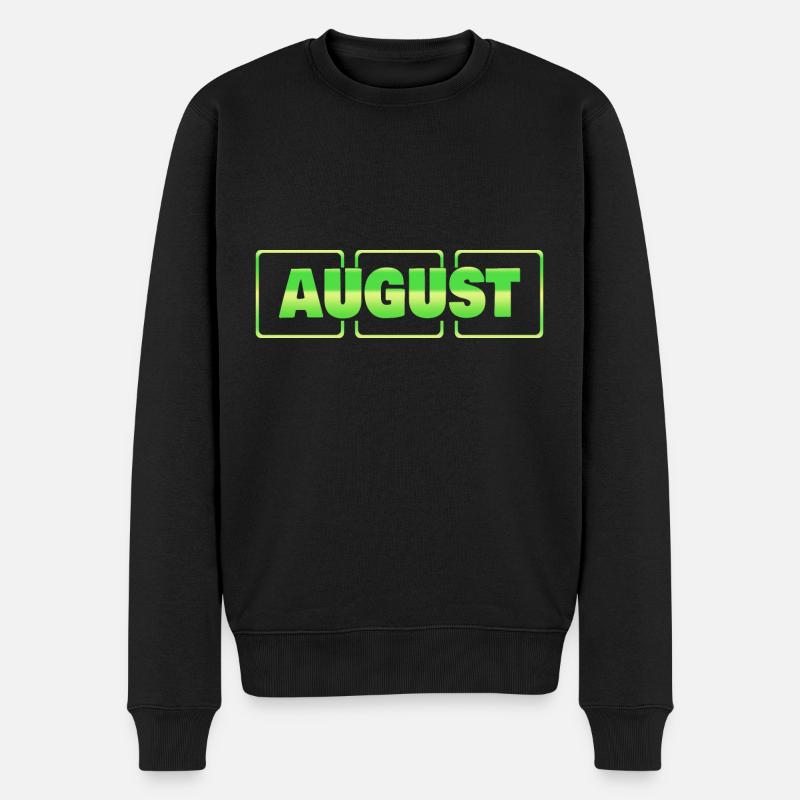 Ehering August - Männer Premium Bio Pullover - Schwarz
