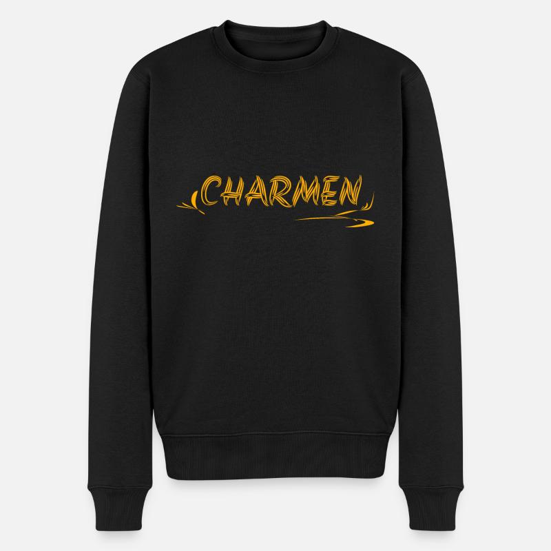 Geschenkidee Charmen - Männer Premium Bio Pullover - Schwarz