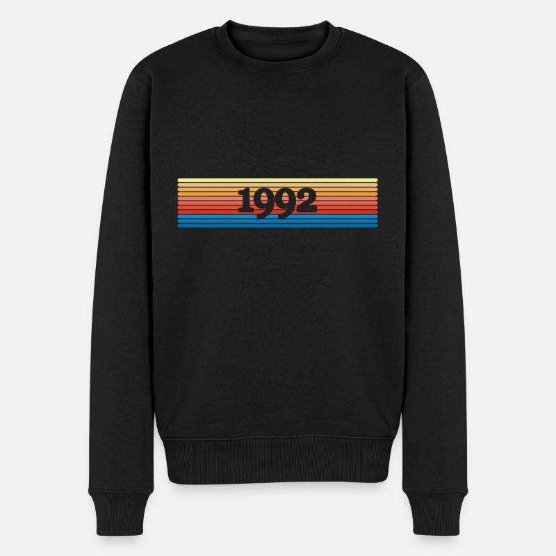 Année arc-en-ciel 1992 - Pull Premium bio Homme - noir
