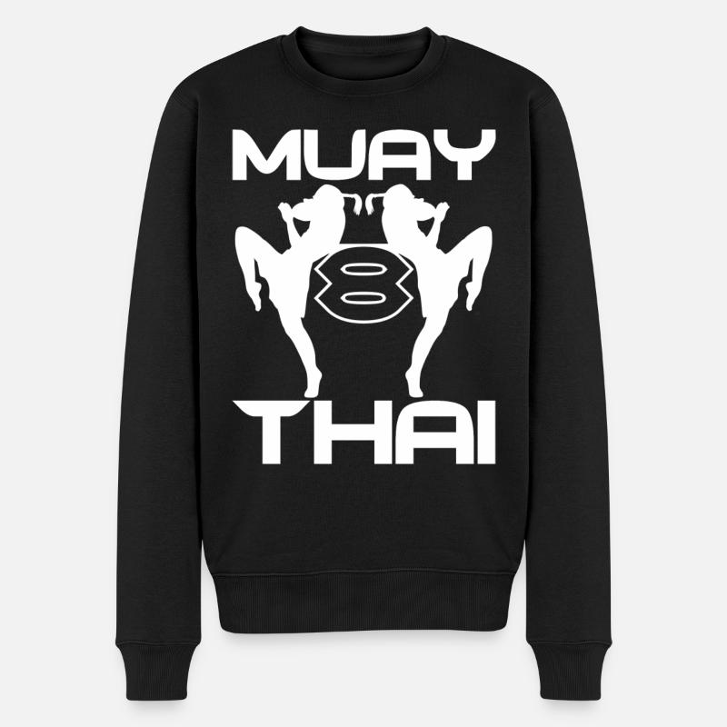 Boxe thaïlandaise - Pull Premium bio Homme - noir