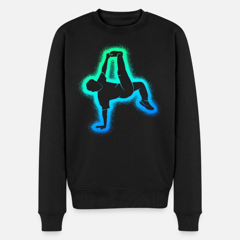 Breakdance Breakdancer Dance Boys Breakdancer - Men's Premium Organic Jumper - black