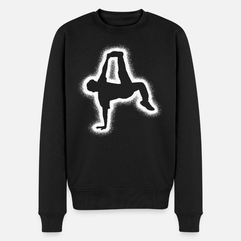 Breakdance Breakdancer Danse Enfants Breakdancer - Pull Premium bio Homme - noir
