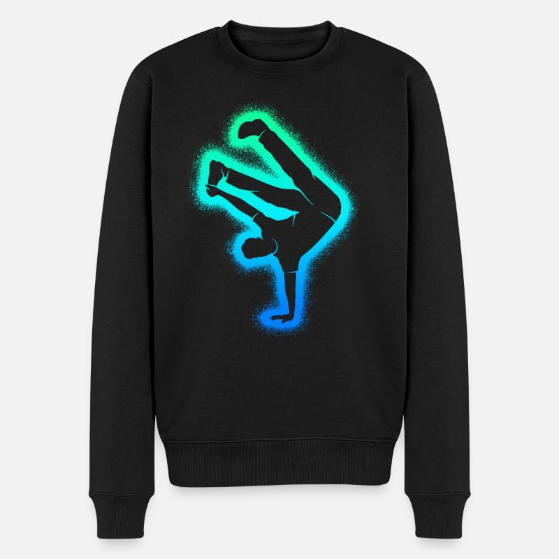 Breakdance Danse Breakdancer Garçons Breakdancer - Pull Premium bio Homme - noir