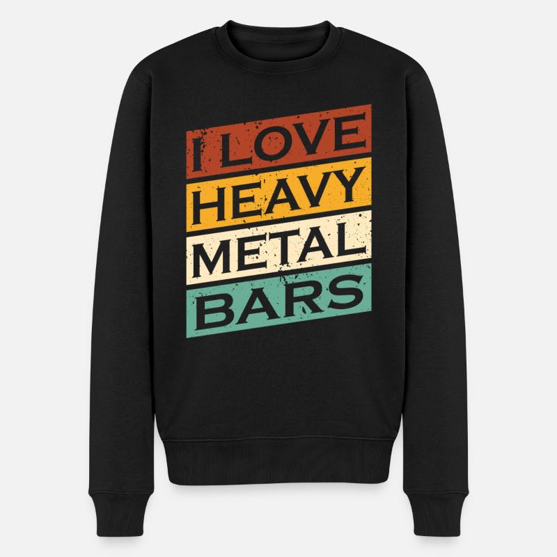 J’adore Heavy Metal Blacksmith Bladesmith - Pull Premium bio Homme - noir