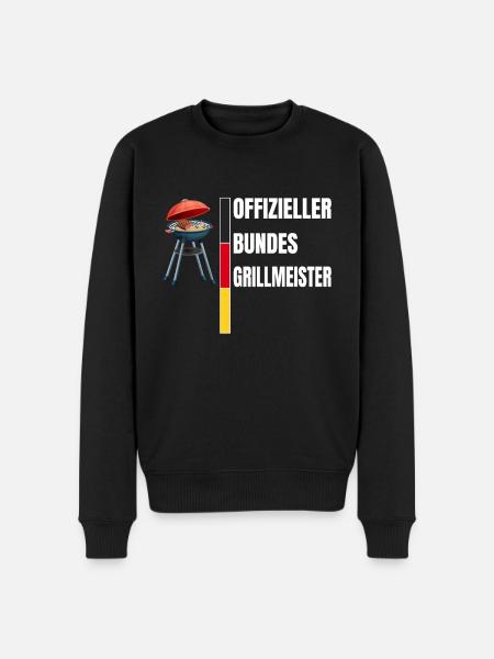 Official Federal GrillMaster Grill & Barbecue - Men's Premium Organic Jumper - black
