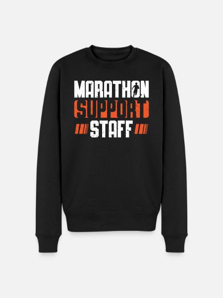 Support staff for marathon runners - Men's Premium Organic Jumper - black
