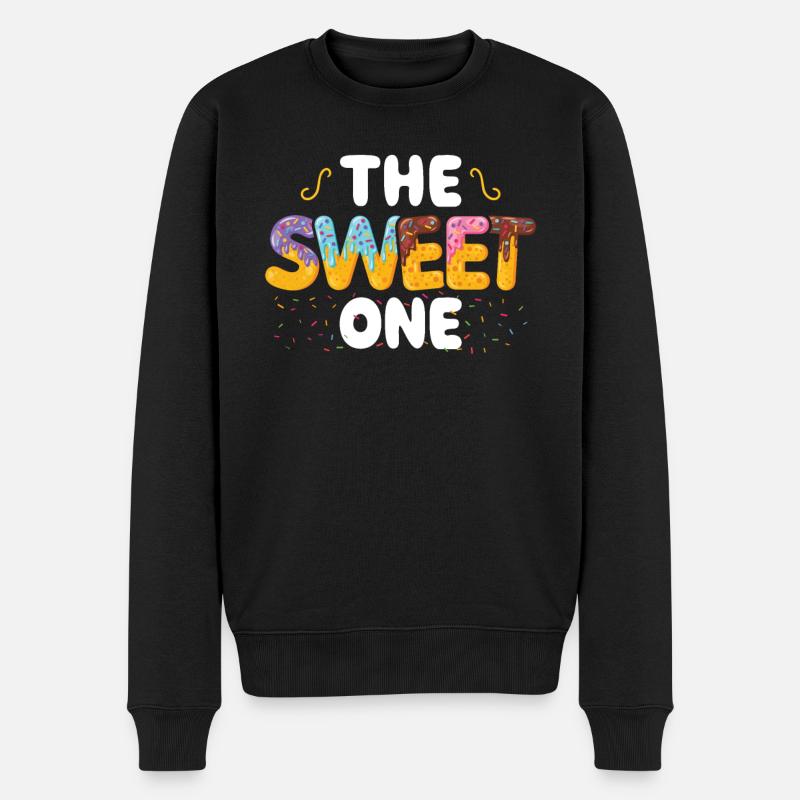 Die Sweet One | Matching Familie Geburtstag | - Männer Premium Bio Pullover - Schwarz