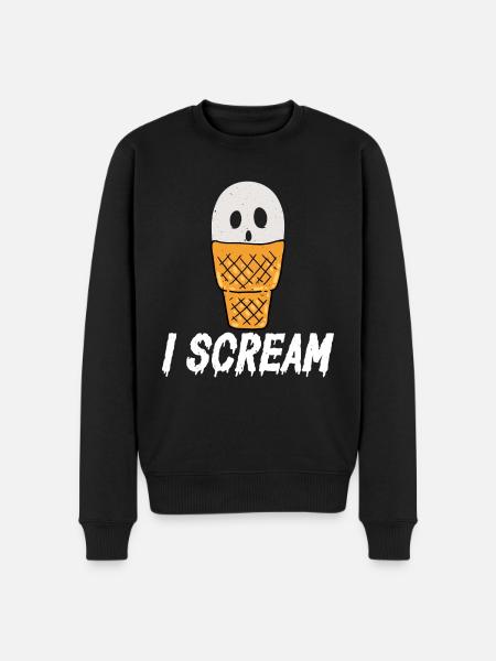 I Scream Sorbet Mochi Popsicles Lody - Ekologiczna męska bluza Premium - czarny