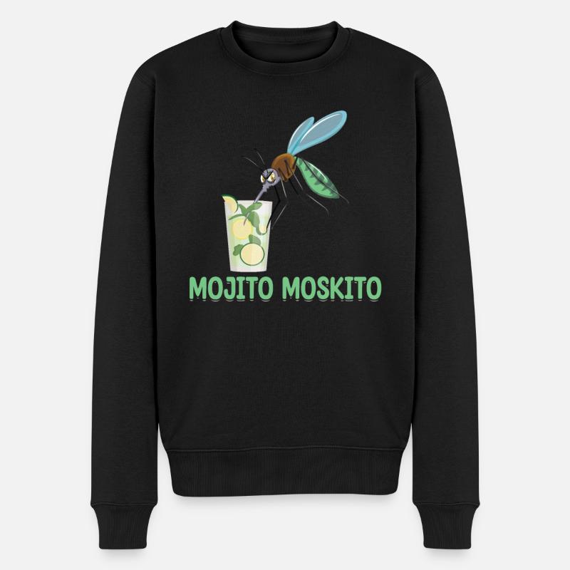 Mojito Moskito | Witziges Bierhemd | Witziges - Männer Premium Bio Pullover - Schwarz