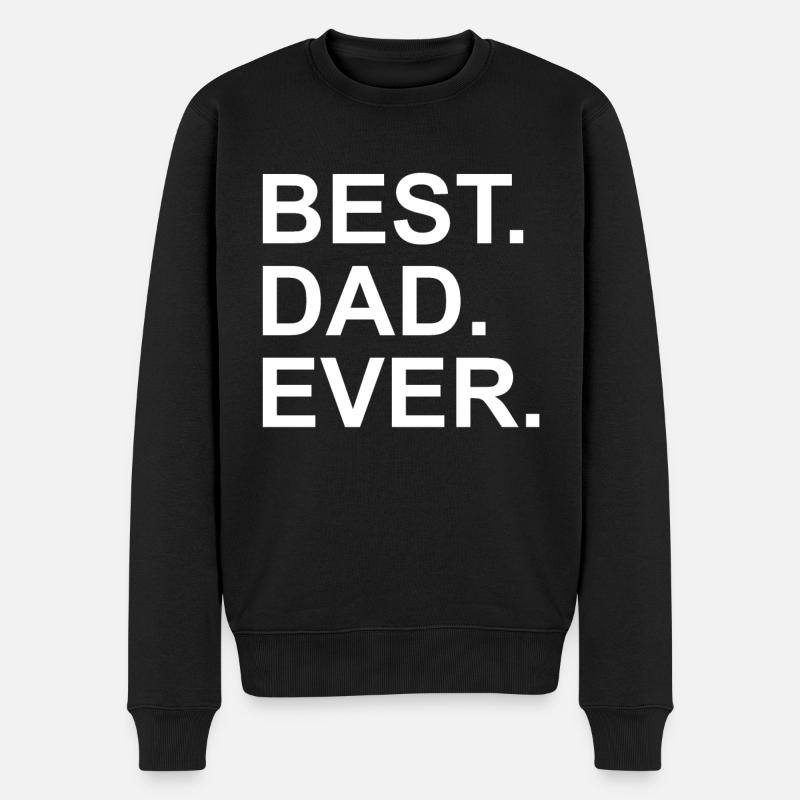 BEST DAD EVER - Pull Premium bio Homme - noir