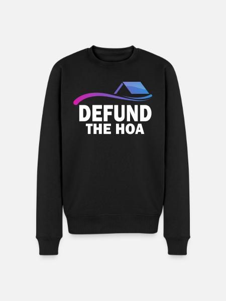 Defund The HOA - Men's Premium Organic Jumper - black