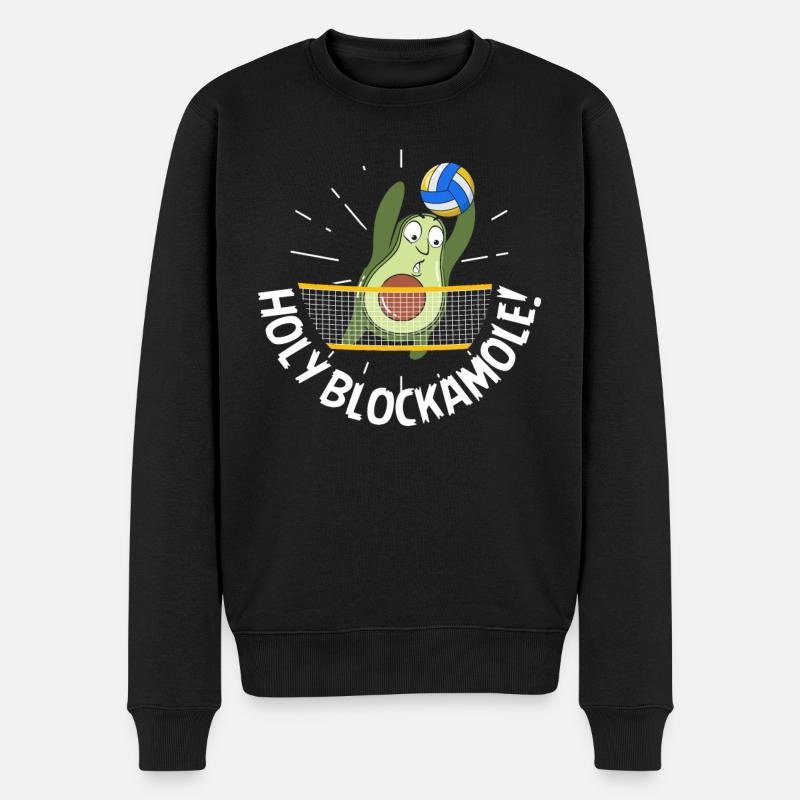 Holy Blockamole Volleyball Avocat - Pull Premium bio Homme - noir