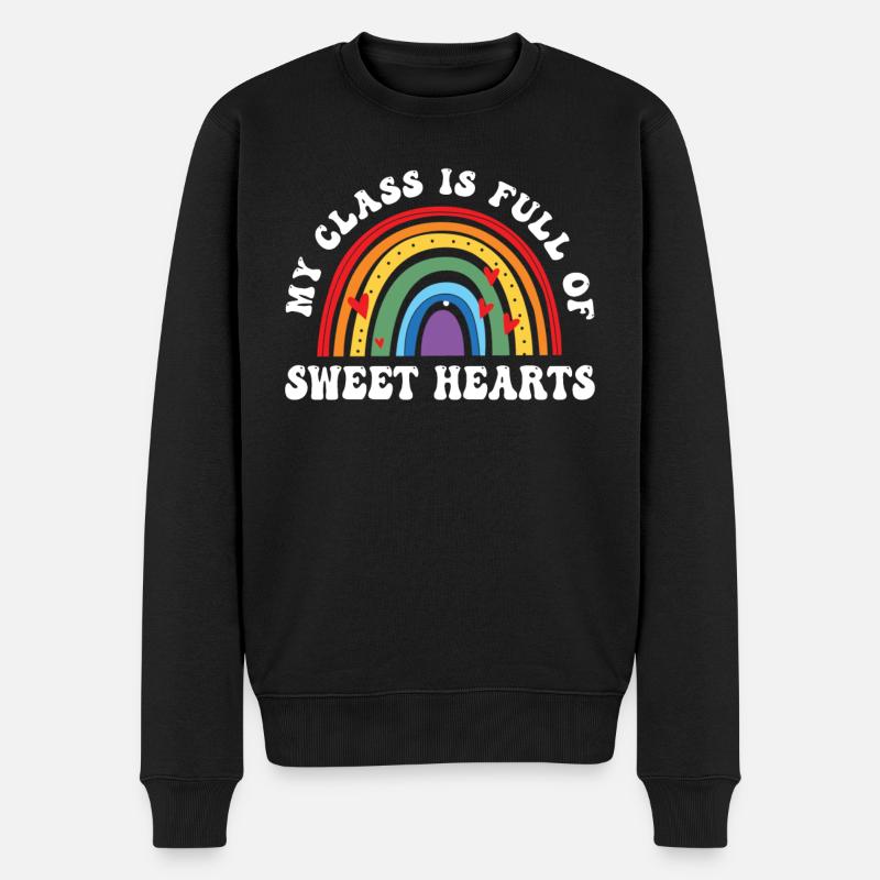 Ma classe est pleine d’amoureux - Pull Premium bio Homme - noir