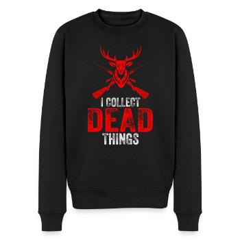 Je collectionne les choses mortes - Pull Premium bio Homme - noir - Devant - Nico (187cm)