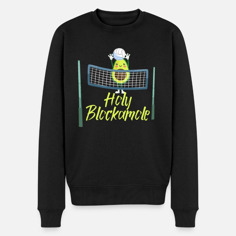 Holy Blockamole Volleyball Avocat - Pull Premium bio Homme - noir