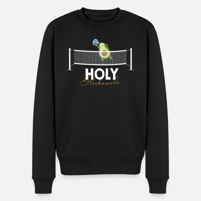 Holy Blockamole Volleyball Avocat - Pull Premium bio Homme - noir
