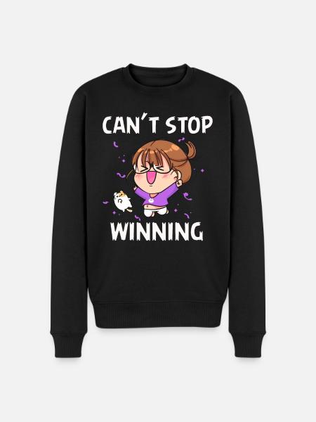 Can't Stop Winning - Men's Premium Organic Jumper - black