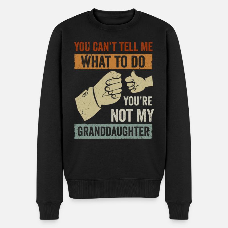Pas ma petite-fille - Pull Premium bio Homme - noir