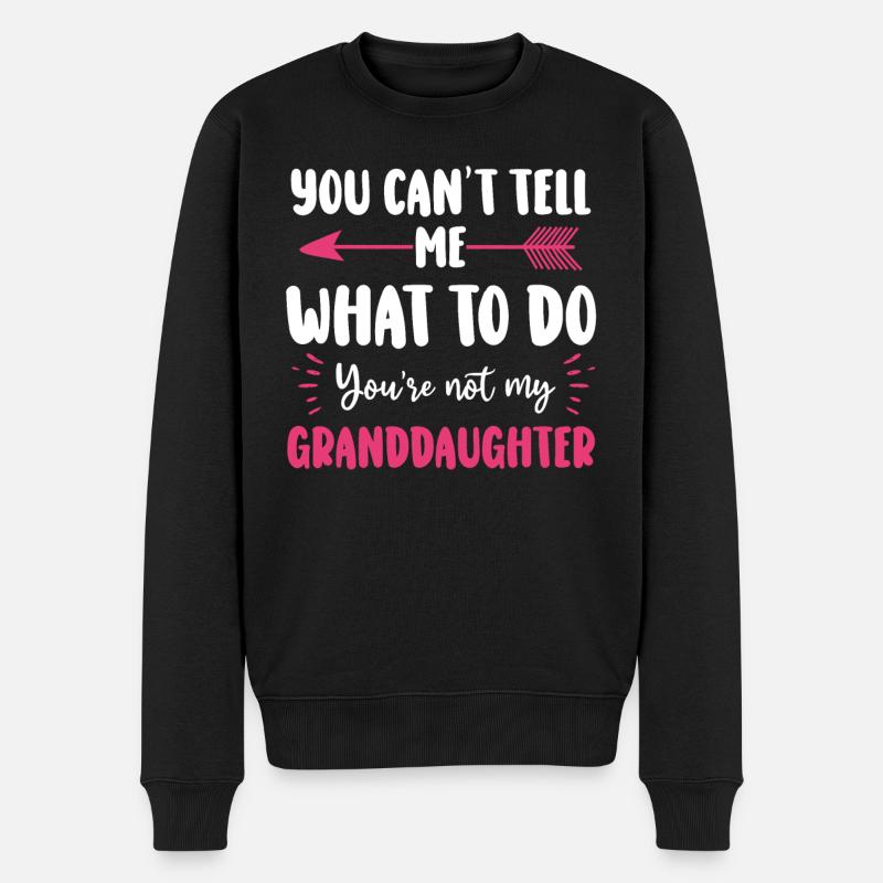 Pas ma petite-fille - Pull Premium bio Homme - noir
