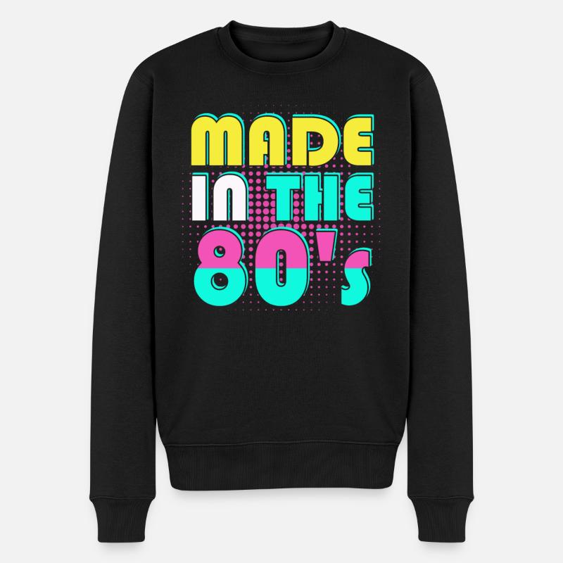 Musique des années 80 - Pull Premium bio Homme - noir