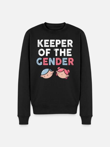 Keeper Of The Gender - Men's Premium Organic Jumper - black