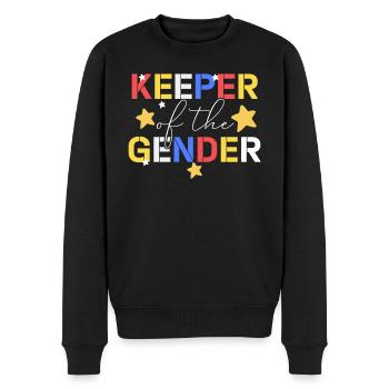 Hüter des Geschlechts - Männer Premium Bio Pullover - Schwarz - Vorne - Nico (187cm)