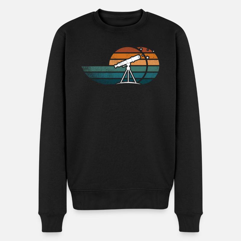 Astronomie Astrophotographe Observation des étoiles - Pull Premium bio Homme - noir