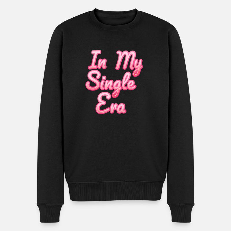 Lustiger Single-Liebeshumor: Der Perfekte - Männer Premium Bio Pullover - Schwarz