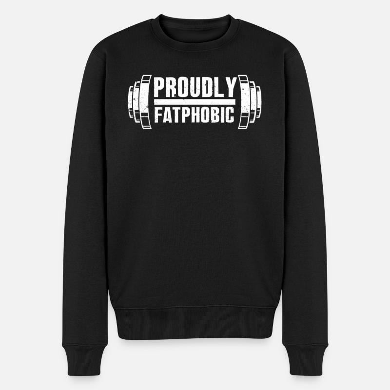 Fièrement grossophobe - Pull Premium bio Homme - noir