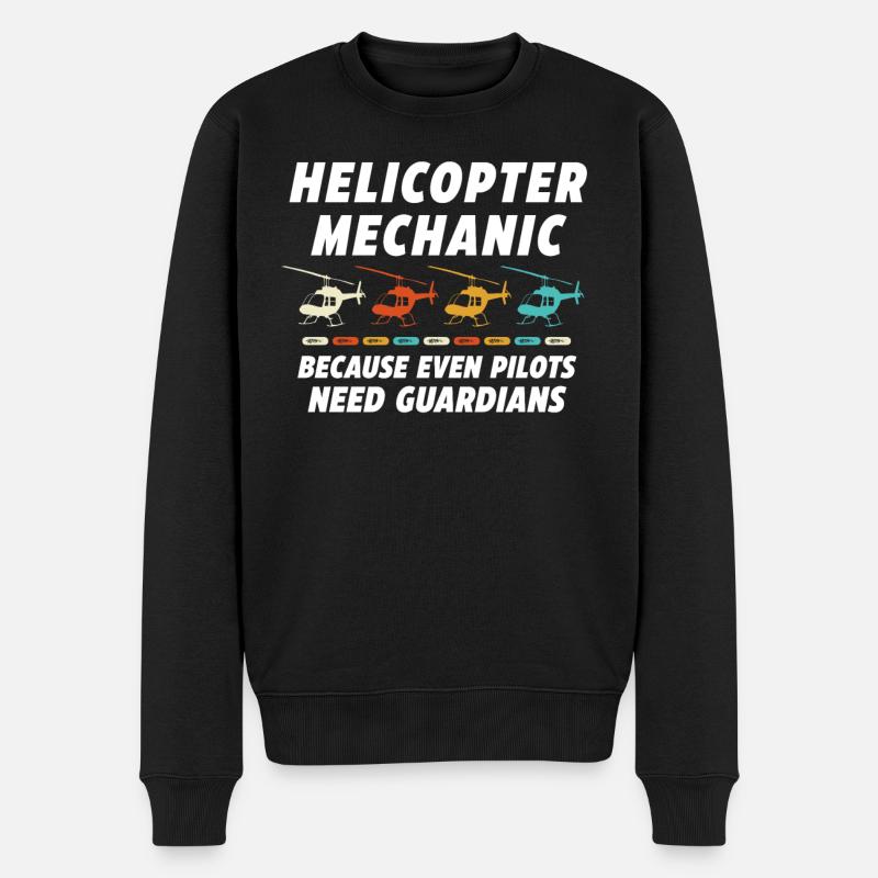 Mécanicien d’hélicoptère Guardian Pride - Pull Premium bio Homme - noir