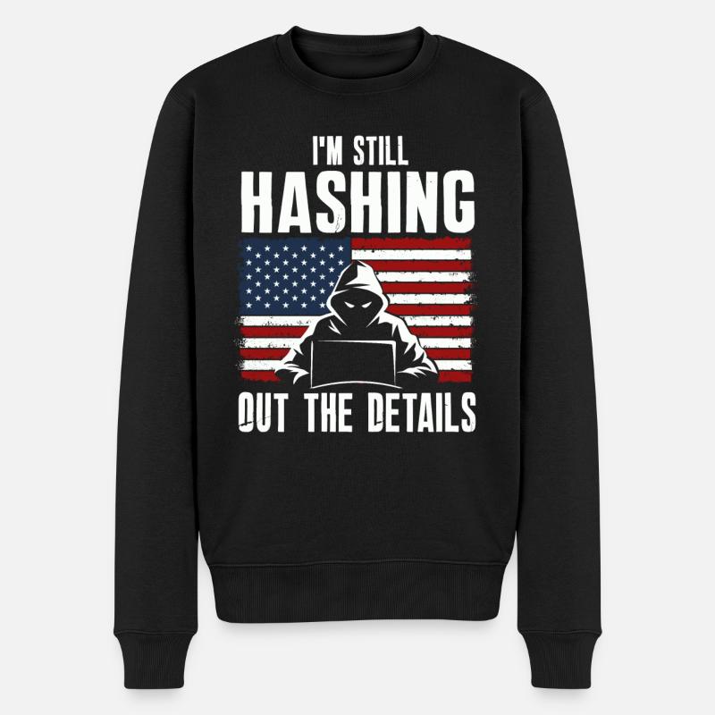 Ethical Hacker Cybersecurity Expertise - Men's Premium Organic Jumper - black
