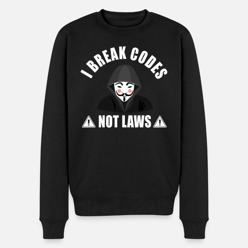 Ethical Hacker Cybersecurity Expertise - Men's Premium Organic Jumper - black