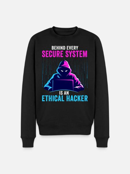 Ethical Hacker Cybersecurity Expertise - Men's Premium Organic Jumper - black
