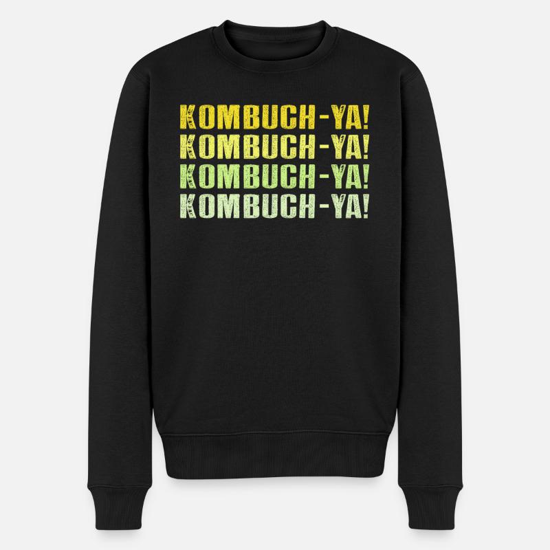 Kombuch-Ya ! Amateur de kombucha - Pull Premium bio Homme - noir