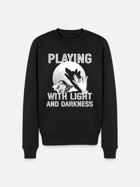Shadow Puppetry Theater Show Art - Men's Premium Organic Jumper - black