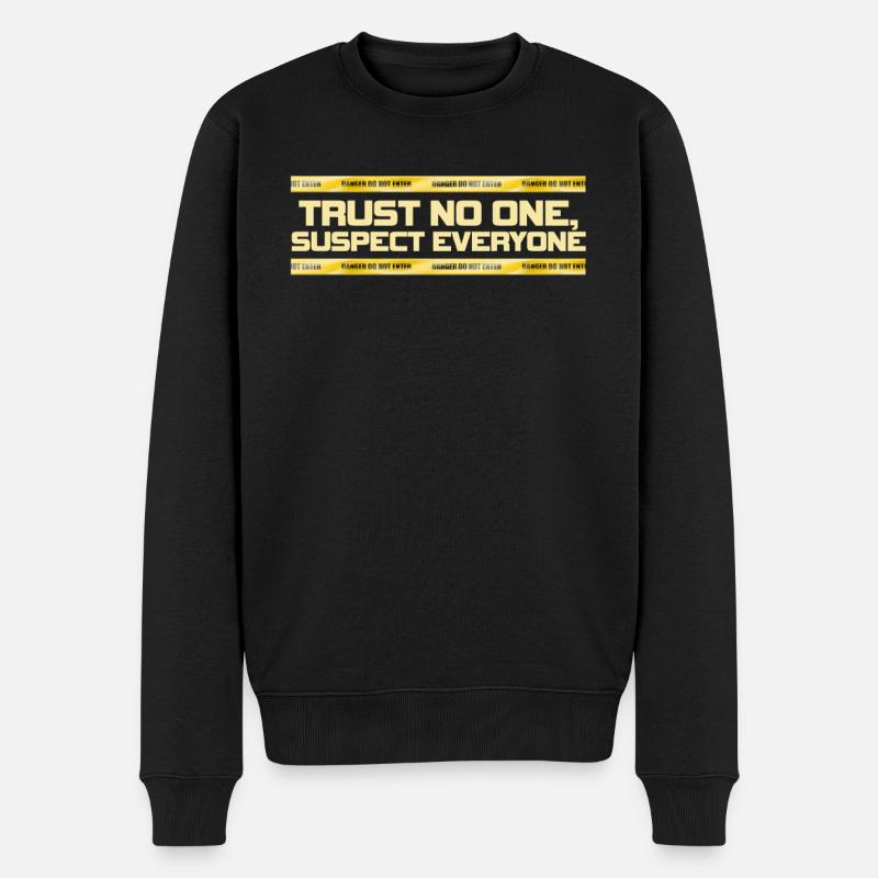 Krimi-Dinner-Spaß-Nacht - Männer Premium Bio Pullover - Schwarz