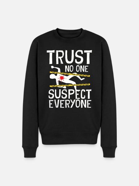 Murder Mystery Dinner Fun Night - Men's Premium Organic Jumper - black