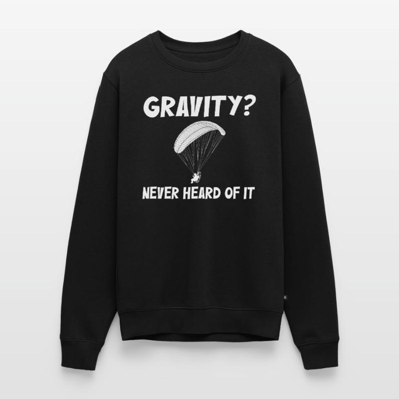 Hilarious Paramotor Gravity Meme Men's Premium Organic Jumper