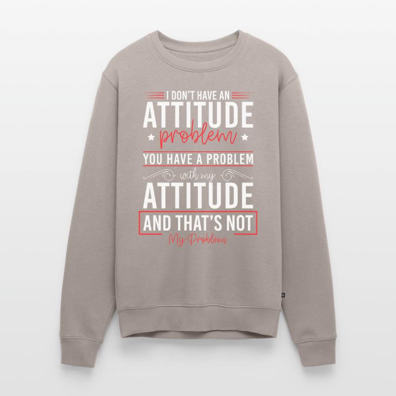 Solution Not My Problem The Lesser Evil Men's Premium Organic Jumper