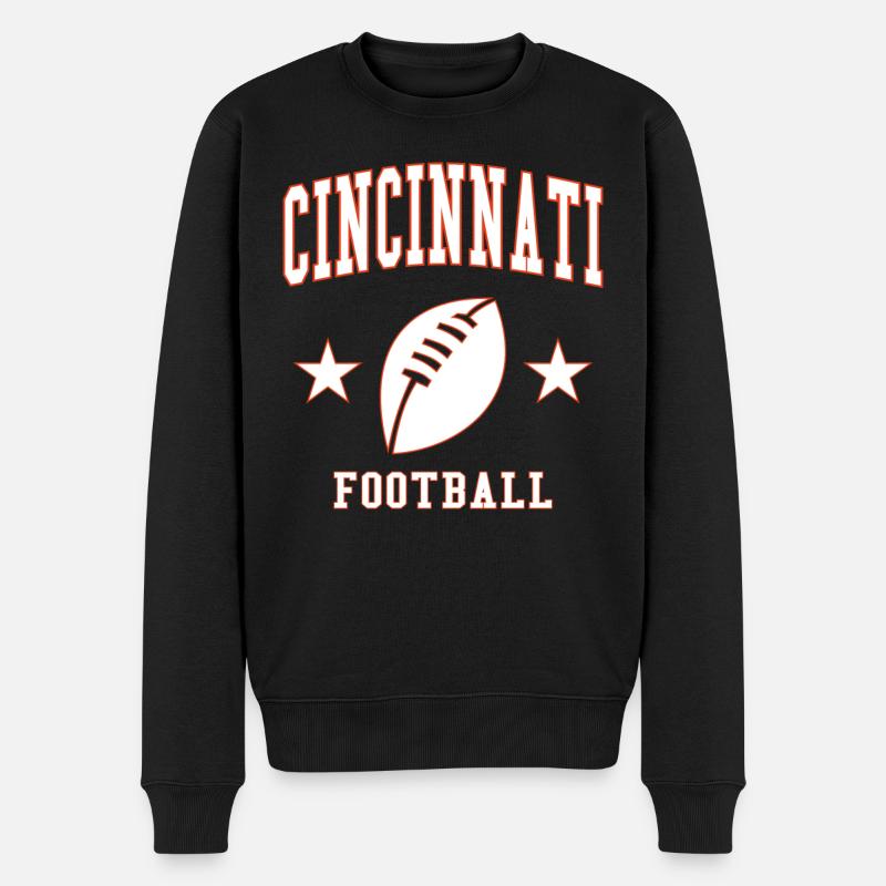 Football de Cincinnati - Pull Premium bio Homme - noir