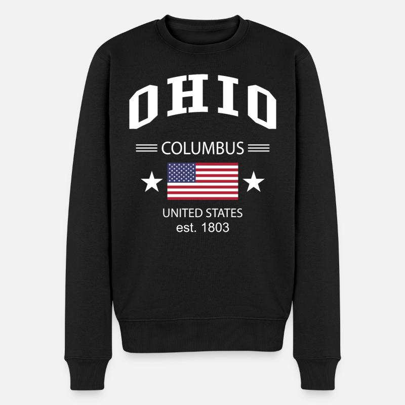 Ohio - Pull Premium bio Homme - noir