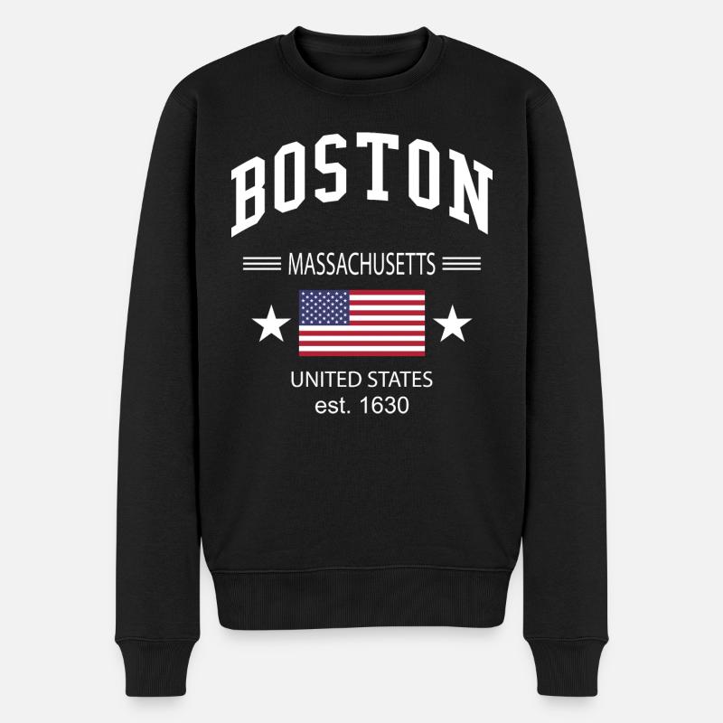 Boston - Pull Premium bio Homme - noir