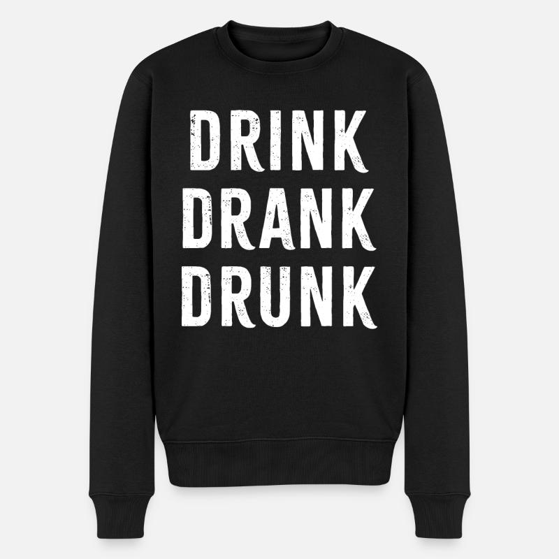 Boire ivre - Pull Premium bio Homme - noir