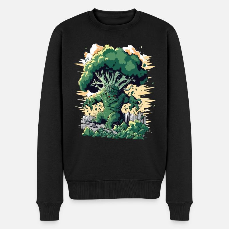 Brocoli géant Monster Brocoli - Pull Premium bio Homme - noir
