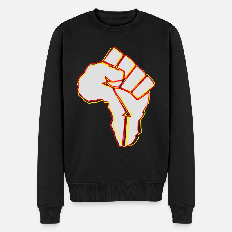 Afrique en force - Pull Premium bio Homme - noir