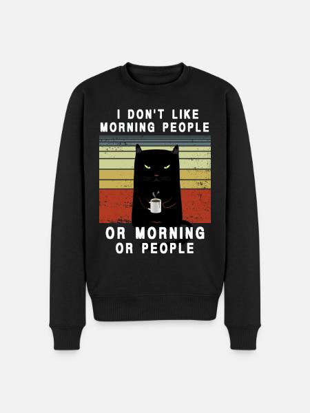 I hate tomorrow people and tomorrow and people - Men's Premium Organic Jumper - black
