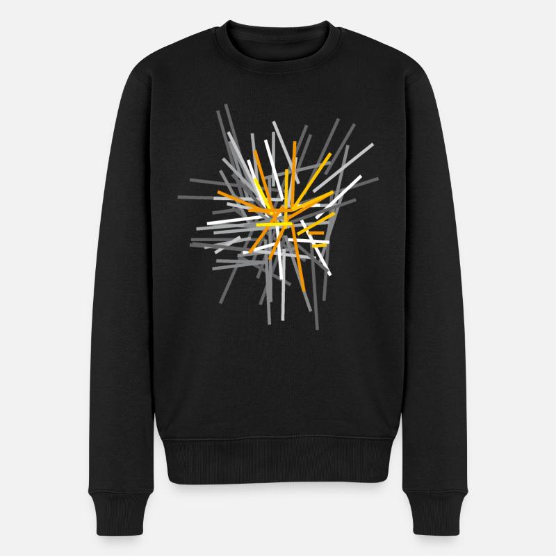 Abstrait - Pull Premium bio Homme - noir